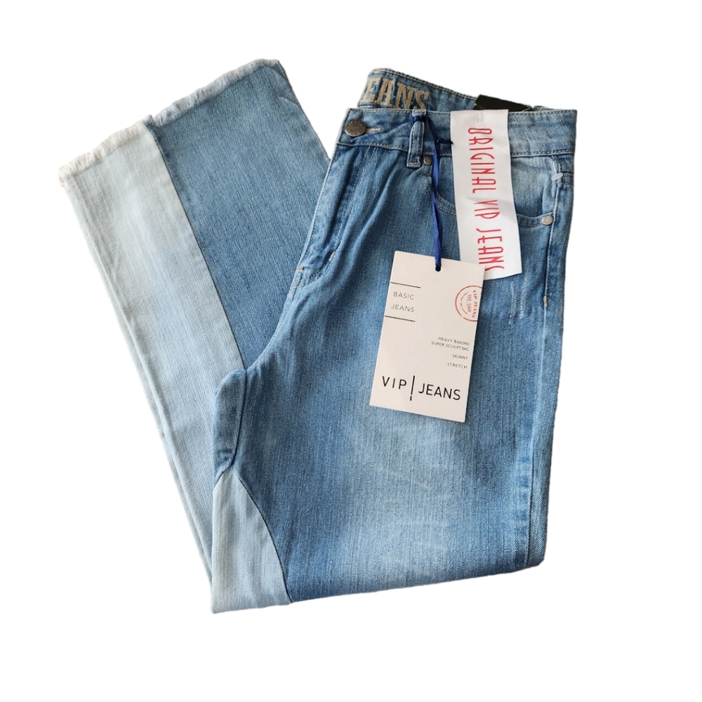 V.I.P. Patchwork Colorblock Jeans - Picture 10 of 10